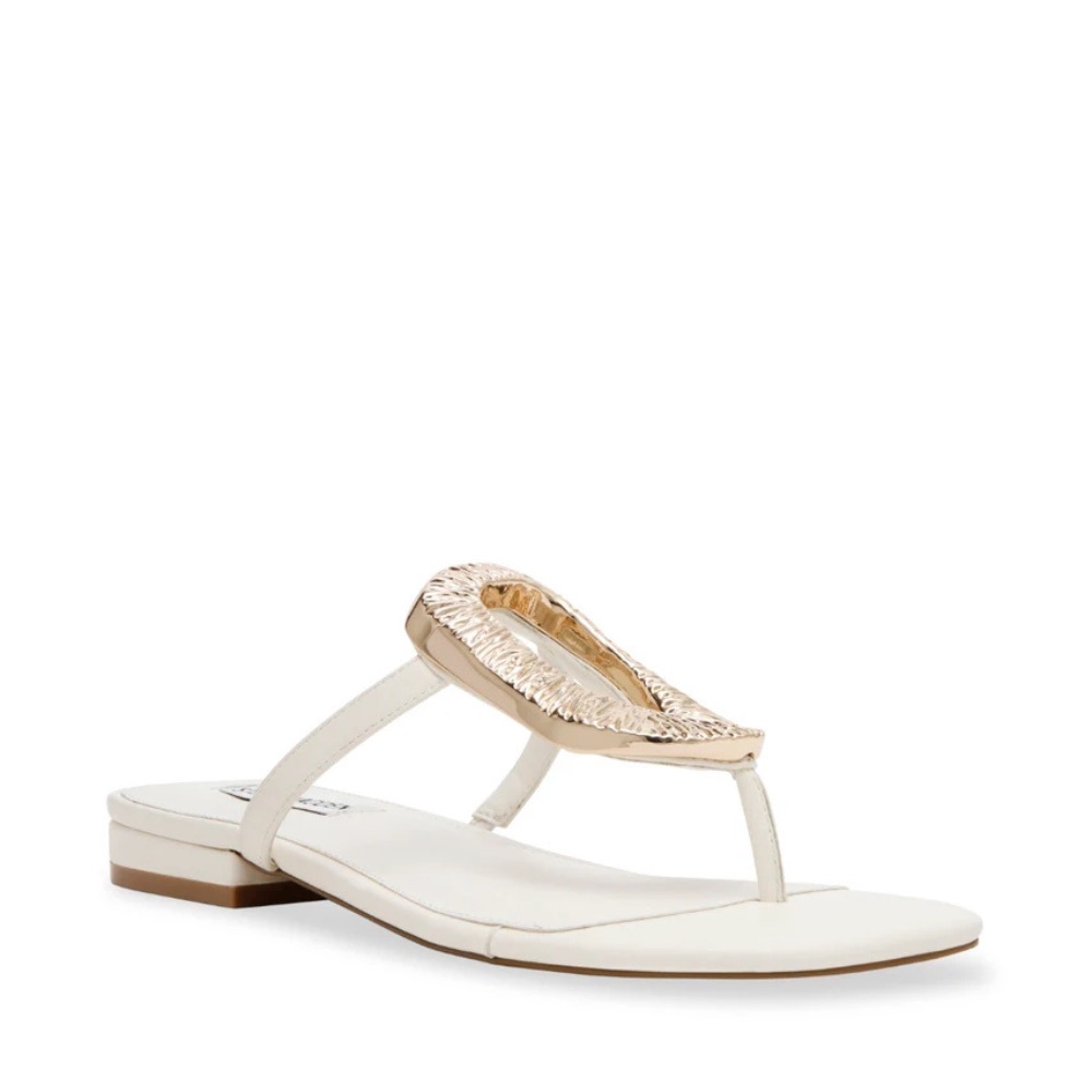 Steve Madden Melo White Sandals